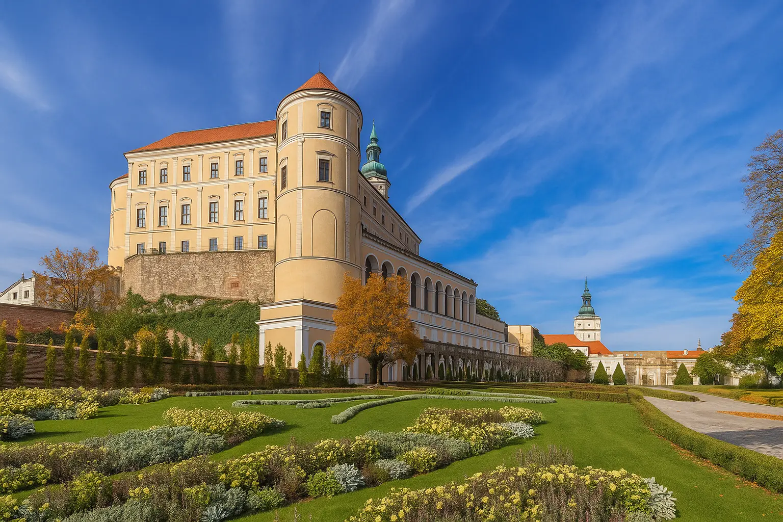 Schlossgarten Mikulov – Ein verborgener Schatz mit Blick auf das gesamte Thaya-Gebiet